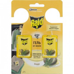 Гель 2 шт. Raid Антимоль кедр
