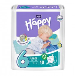Подгузники 18 шт. Bella бэби хэппи джуниор экстра 16+ кг р. 6