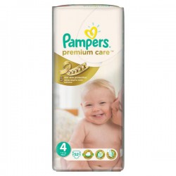 Подгузники 52 шт. Pampers актив беби макси 7-18 кг р. 4