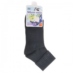 Носки женские, Milano Socks (Милано Сокс) р. 36-40 №053 хлопковые темно серые