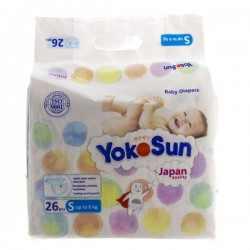 Подгузники 26 шт. YokoSun до 6 кг