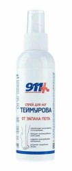 Спрей для ног 911 Ваша служба спасения Теймурова от запаха пота 75 мл