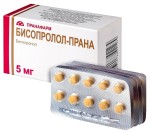 Бисопролол-Прана, таблетки покрытые пленочной оболочкой 5 мг 60 шт