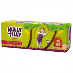Подгузники 34 шт. Milly Tilly Юниор 5 дневные 11-25 кг