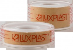 Лейкопластырь Luxplast фиксирующий на тканевой основе катушка р. 5мх2.5см