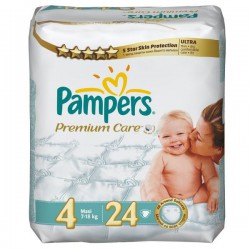 Подгузники 24 шт. Pampers актив беби макси 7-18 кг