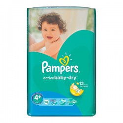 Подгузники 48 шт. Pampers актив беби макси плюс 9-20 кг р. 4+