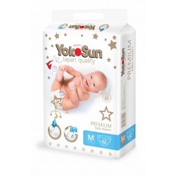 Подгузники 62 шт. YokoSun премиум 5-10 кг р. M